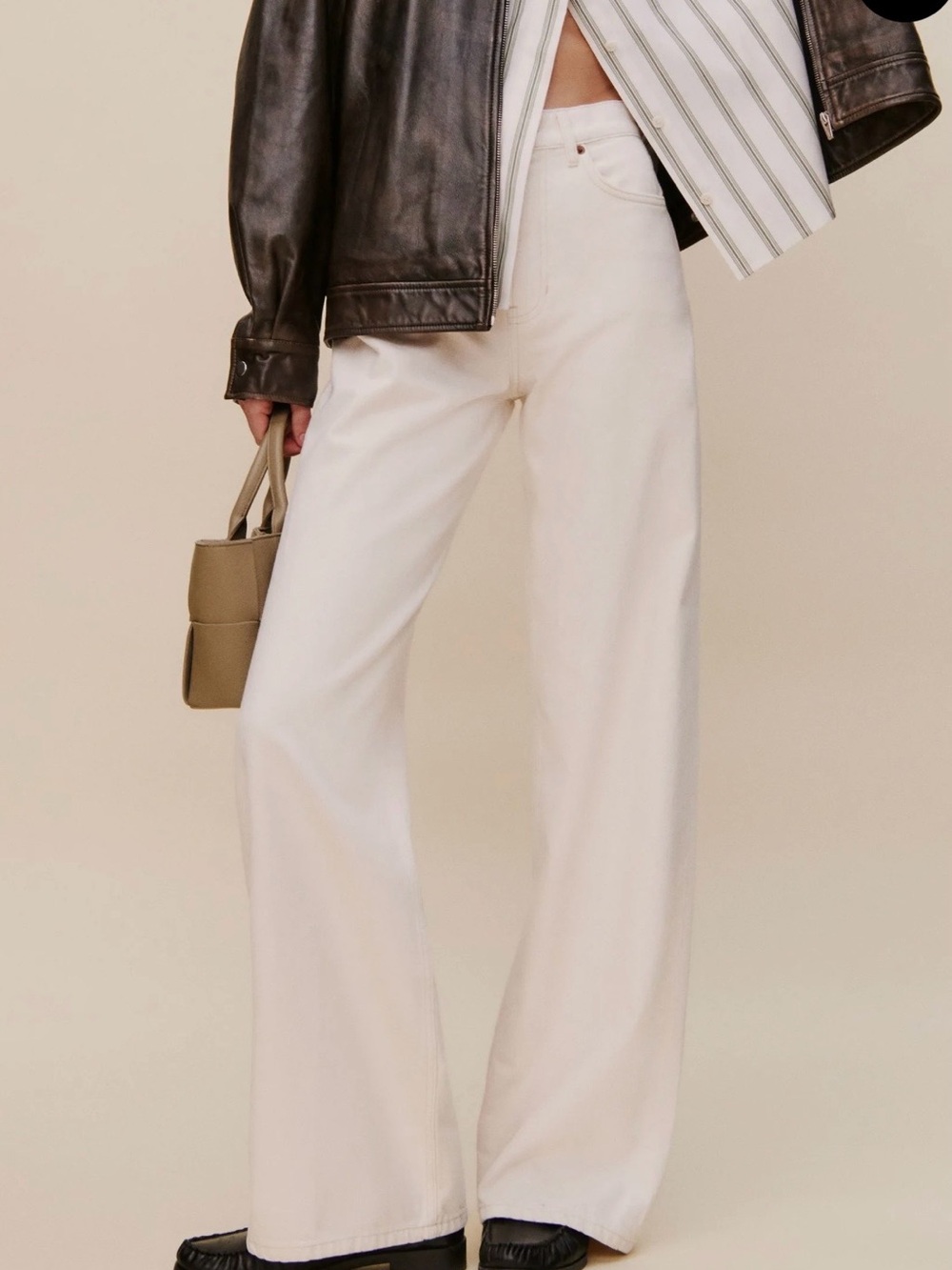 Reformation Cary High Rise Slouchy Wide Leg Jeans